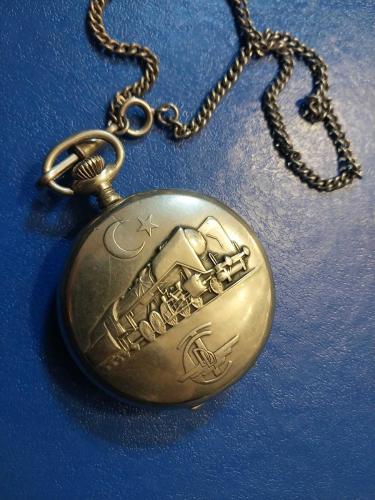 Cep saati, SİNGER CEP SAATİ SORUNSUZ.. T.C.DEVLET DEMİRYOLLARI ÇALIŞIR VAZİYETTE İSVİÇRE MALI  CEP SAATİ..