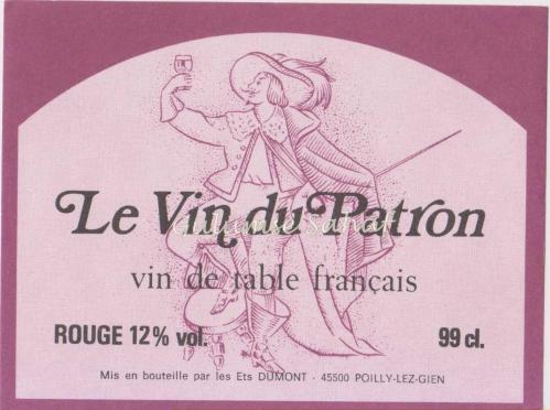 LOT.2 » Şarap Etiketi: Le Vin  du Patron