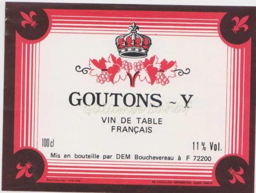LOT.4 » Şarap Etiketi: Goutons - Y