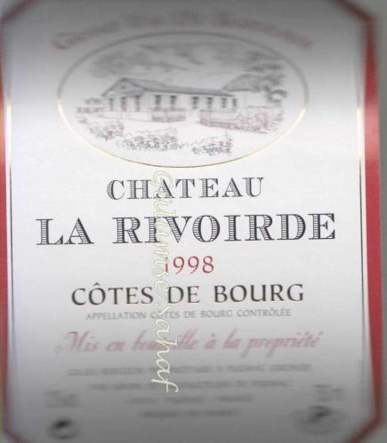 LOT.19 » Şarap Etiketi: La Rivoirde, 1998