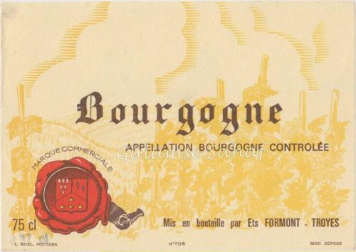 LOT.6 » Şarap Etiketi: Bourgogne