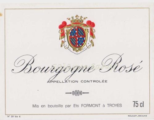 Şarap Etiketi: Bourgogne Rose