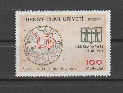 1972 ULUSLARARASI KİTAP YILI MNH