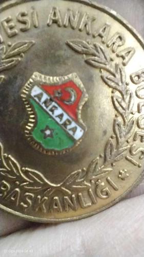 MADALYON, 1977 YILI ANKARA BEDEN TERBİYESİ BAŞKANLIĞI HATIRASI MİNELİ HATIRA MADALYON 307