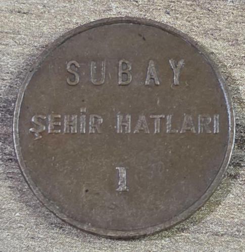 DENİZCİLİK  BANKASI SUBAY ŞEHİR HATLARI 1.MEVKİ JETONU