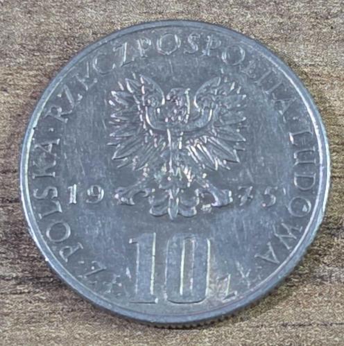Polonya 1975 10 Zloty Madeni Para