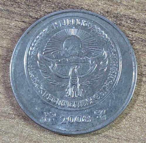 Kırgızistan 2008 5 Som Madeni Para