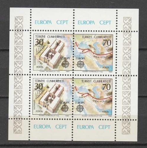 1982 EUROPA CEPT BLOK MNH