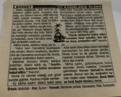 21 Şubat 1997-Orijinal Takvim Yaprağı-Doğum Günü-Söz,Nişan,Nikâh,Düğün ve Önemli Günler Hediyesi-Türkiye Gazetesi Takvimi-Ayet,Hadis (Hadis-i Şerif)-Yılbaşı'nın 1 Ocak'a Alınması(1917)-İyi Kadınların Ölümü-Erkek:Abdullah,Kız:Aynur