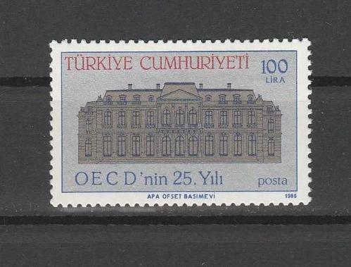 1986 OECD'İN 25.YILI MNH