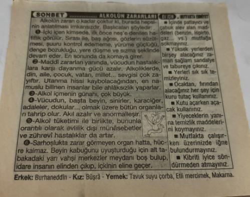 28 Şubat 1997-Orijinal Takvim Yaprağı-Doğum Günü-Söz,Nişan,Nikâh,Düğün ve Önemli Günler Hediyesi-Türkiye Gazetesi Takvimi-Ayet,Hadis (Vergi)-Körfez Savaşı'nda ateşkes Sağlandı(1991)-Alkolün Zararları-Mutfakta Emniyet-Erkek:Burhaneddin,Kız:Büşra