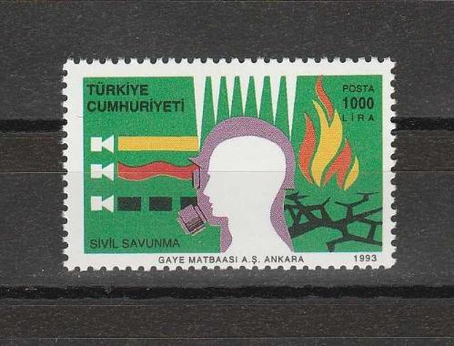 1993 SİVİL SAVUNMA MNH