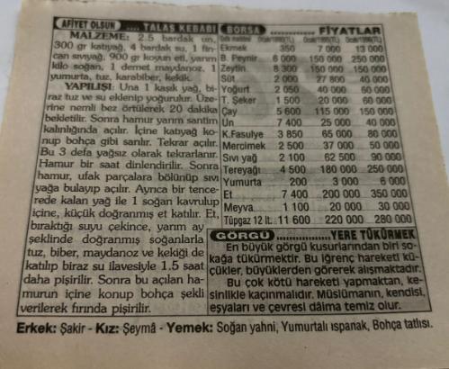 26 Mart 1997-Orijinal Takvim Yaprağı-Doğum Günü-Söz,Nişan,Nikâh,Düğün ve Önemli Günler Hediyesi-Türkiye Gazetesi Takvimi-Ayet,Hadis (İmam-ı Azam)-Çaylak Fırtınası-Talaş Kebabı-Fiyatlar-Yere Tükürmek-Erkek:Şakir,Kız:Şeyma