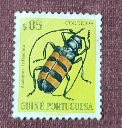 Portekiz Ginesi_ damgalı pul