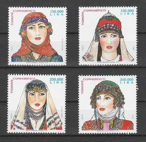 1999 TÜRK KADIN BAŞLIKLARI MNH