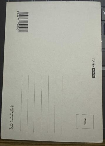 Barış Manço Müsadenizle çocuklar büyük boy  Eski Kartpostal