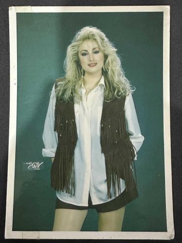 Muazzez Ersoy Foto Erol büyük boy  Eski Kartpostal