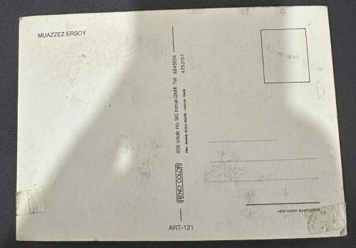 Muazzez Ersoy Foto Erol büyük boy  Eski Kartpostal