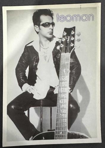 Şarkıcı Teoman büyük boy  Eski Kartpostal