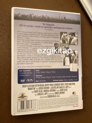 manhattan dvd   (PC'de denenmiştir/izlenmiştir)    (woody allen diane keaton michael murphy mariel hamingway merly streep anne byrne)