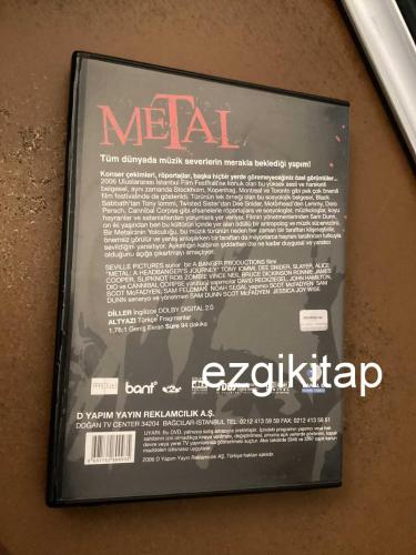 metal  dvd   (PC'de denenmiştir/izlenmiştir)    bir metalcinin yolculuğu dvd  (black sabbath twisted sister motörhead)