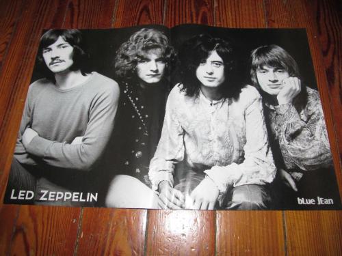 LED ZEPPELİN  BLUE JEAN   POSTER