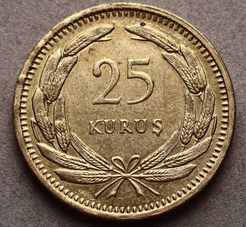 1956 Yılı 25 Kuruş - ÇİL TCM3238