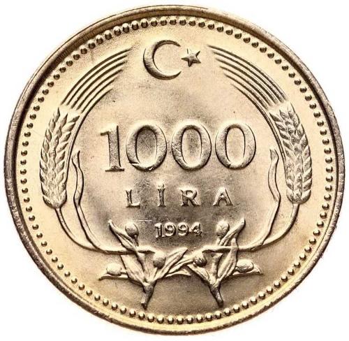 1994 Yılı 1000 Lira - ÇİL TCM3247