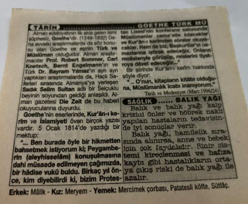 24 Haziran 1997-Orijinal Takvim Yaprağı-Doğum Günü-Söz,Nişan,Nikâh,Düğün ve Önemli Günler Hediyesi-Türkiye Gazetesi Takvimi-Ayet,Hadis (Muaviye Bin Kurre)-Girit(1645)ve Diyarbakır'ın Fetihleri(1534)-Goethe Türk Mü?-Balık Yağı-Erkek:Malik,Kız:Meryem