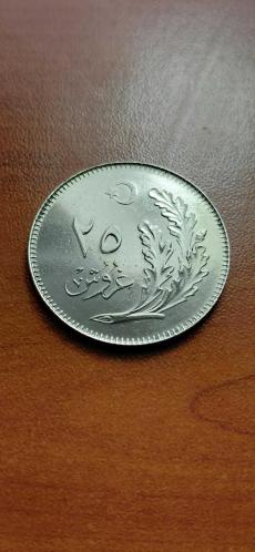 1. EMİSYON NADİR 1928 MANDA GÖZÜ 25 KURUŞ YÜKSEK KONDİSYON