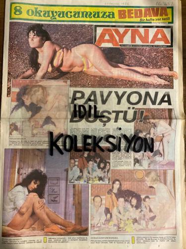 AYNA AKTÜELİTE VE MAGAZİN GAZETESİ - DOĞUM GÜNÜ HEDİYESİ (TURKİSH - NEWSPAPER) - 25 HAZİRAN 1986 - SAYI : 20 - TAM TAKIM 12 SAYFADIR -Serpil Çakmaklı-Faik Zambak-Erol Evgin-Setap Parman-Sibel Savacı-Gönül Yazar-Deniz Eren-Nejat Gürsoy-Mehmet Aslan-Yalçın Gülhan-Talat Bulut-Derya Arbaş-Aytaç Arman-Zuhal Olcay-Kerem Güney-Küçük Emrah-Mustafa Topaloğlu-Ahmet Kaya-Emin Barut-Güzide Kasacı-Norman Jewison-Dennis Lipscomb-İbrahim Tatlıses-Harika Avcı-Şevket Küçük-İlhan Gündüz-Hülya Yiğitalp-Ali Altan-Neşe Karaböcek-Senem Kavas-Sadık Kavas-Canan Başkaya-Mustafa Güneş-Murat Yıldız-Bertan Üsküdarlı-Tahsin Şahinkaya-Sema Şahinkaya-Ali Muhsin Nakipoğlu-Nesrin Yenişen-İhsan Kayral-Kostati-Nilgün Kazankaya-Togay Bayatlı-Şükran Bayatlı-Kamil Berk-Gülgün Sezer-Ahu Tuğba-Hasan Kazankaya-Zerrin Arbaş-Arzu Ece