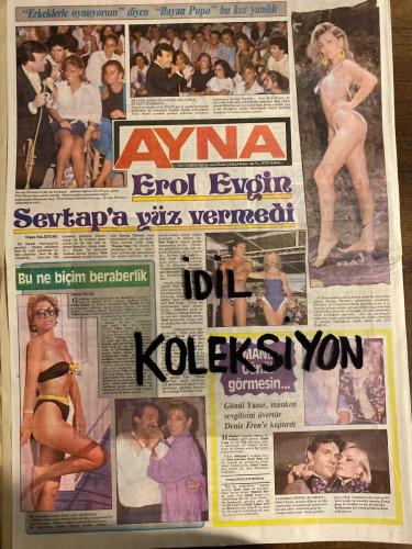 AYNA AKTÜELİTE VE MAGAZİN GAZETESİ - DOĞUM GÜNÜ HEDİYESİ (TURKİSH - NEWSPAPER) - 25 HAZİRAN 1986 - SAYI : 20 - TAM TAKIM 12 SAYFADIR -Serpil Çakmaklı-Faik Zambak-Erol Evgin-Setap Parman-Sibel Savacı-Gönül Yazar-Deniz Eren-Nejat Gürsoy-Mehmet Aslan-Yalçın Gülhan-Talat Bulut-Derya Arbaş-Aytaç Arman-Zuhal Olcay-Kerem Güney-Küçük Emrah-Mustafa Topaloğlu-Ahmet Kaya-Emin Barut-Güzide Kasacı-Norman Jewison-Dennis Lipscomb-İbrahim Tatlıses-Harika Avcı-Şevket Küçük-İlhan Gündüz-Hülya Yiğitalp-Ali Altan-Neşe Karaböcek-Senem Kavas-Sadık Kavas-Canan Başkaya-Mustafa Güneş-Murat Yıldız-Bertan Üsküdarlı-Tahsin Şahinkaya-Sema Şahinkaya-Ali Muhsin Nakipoğlu-Nesrin Yenişen-İhsan Kayral-Kostati-Nilgün Kazankaya-Togay Bayatlı-Şükran Bayatlı-Kamil Berk-Gülgün Sezer-Ahu Tuğba-Hasan Kazankaya-Zerrin Arbaş-Arzu Ece