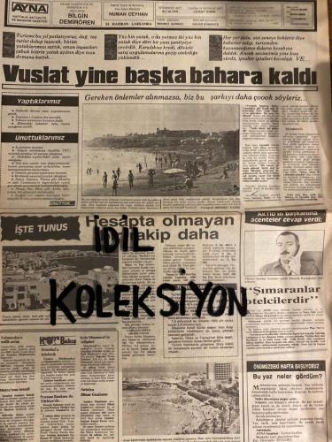 AYNA AKTÜELİTE VE MAGAZİN GAZETESİ - DOĞUM GÜNÜ HEDİYESİ (TURKİSH - NEWSPAPER) - 25 HAZİRAN 1986 - SAYI : 20 - TAM TAKIM 12 SAYFADIR -Serpil Çakmaklı-Faik Zambak-Erol Evgin-Setap Parman-Sibel Savacı-Gönül Yazar-Deniz Eren-Nejat Gürsoy-Mehmet Aslan-Yalçın Gülhan-Talat Bulut-Derya Arbaş-Aytaç Arman-Zuhal Olcay-Kerem Güney-Küçük Emrah-Mustafa Topaloğlu-Ahmet Kaya-Emin Barut-Güzide Kasacı-Norman Jewison-Dennis Lipscomb-İbrahim Tatlıses-Harika Avcı-Şevket Küçük-İlhan Gündüz-Hülya Yiğitalp-Ali Altan-Neşe Karaböcek-Senem Kavas-Sadık Kavas-Canan Başkaya-Mustafa Güneş-Murat Yıldız-Bertan Üsküdarlı-Tahsin Şahinkaya-Sema Şahinkaya-Ali Muhsin Nakipoğlu-Nesrin Yenişen-İhsan Kayral-Kostati-Nilgün Kazankaya-Togay Bayatlı-Şükran Bayatlı-Kamil Berk-Gülgün Sezer-Ahu Tuğba-Hasan Kazankaya-Zerrin Arbaş-Arzu Ece