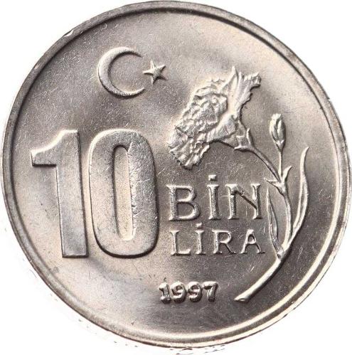 1997 Yılı 10.000 Lira - ÇİL TCM3271