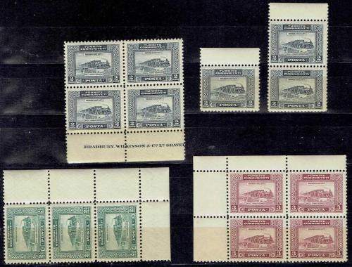 1929 LONDRA BASKISI YENİ HARFLERLE İLK POSTA PULLARI ( CUMHURİYETİ ) ***MNH*** PULLAR. DÖRTLÜ BLOK PULLAR TEKLİ OLARAK HESAPLANMIŞTIR.