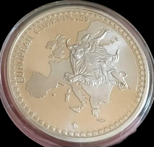 Almanya 10 pfennig temalı Proof baskı hatıra Altın ve Gümüş kaplama Madalyon 40mm