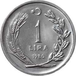 1980 Yılı 1 Lira (Ters) - ÇİL TCM3278