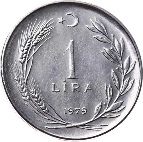 1979 Yılı 1 Lira (Düz) - ÇİL TCM3280