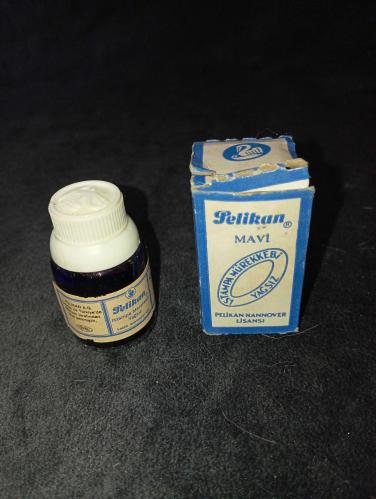 pelikan mavi STAMPA mürekkebi 1991 dolu