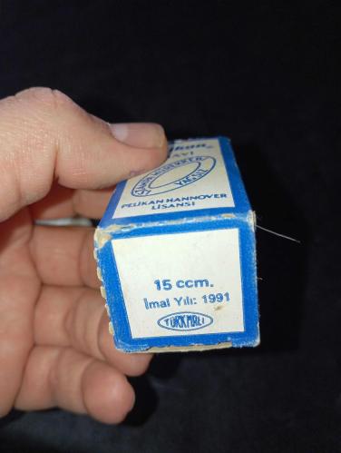 pelikan mavi STAMPA mürekkebi 1991 dolu