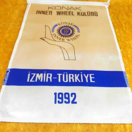 KONAK INNER WHEEL KULÜBÜ İZMİR - TÜRKİYE 1992 , İPEK FLAMA