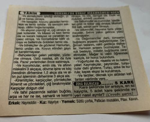 27 Eylül 1997-Orijinal Takvim Yaprağı-Doğum Günü-Söz,Nişan,Nikâh,Düğün ve Önemli Günler Hediyesi-Türkiye Gazetesi Takvimi-Ayet,Hadis (İmam-ı Rabbani)-Preveze Zaferi(1538)-Deniz Kuvvetleri Günü-Dünya Müslümanlar Günü-Dünya Turizm Günü-Osmanlı'da Esnaf Nizamnamesi'nden-5 Kare-Erkek:Hayreddin,Kız:Hayriye