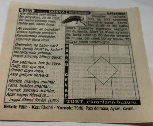 28 Eylül 1997-Orijinal Takvim Yaprağı-Doğum Günü-Söz,Nişan,Nikâh,Düğün ve Önemli Günler Hediyesi-Türkiye Gazetesi Takvimi-Ayet,Hadis (Hadis-i Şerif)-Kazım Karabekir'in Ermeniler'e Karşı Harekatı(1920)-Kestanekarası Fırtınası-Dünya-Karasinek-Erkek:Fatih,Kız:Fakihe