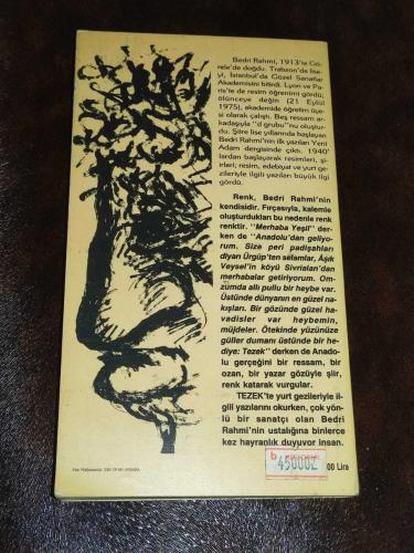 BEDRİ RAHMİ EYUPOĞLU **BÜTÜN ESERLERİ 4**TEZEK**BİLGİ YAYINEVİ**1.BASIM**1975