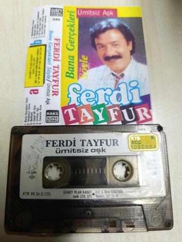 FERDİ TAYFUR BANA GERÇEKLERİ SÖYLE ÜMİTSİZ AŞK KAĞIT BASKI