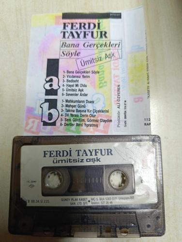 FERDİ TAYFUR BANA GERÇEKLERİ SÖYLE ÜMİTSİZ AŞK KAĞIT BASKI
