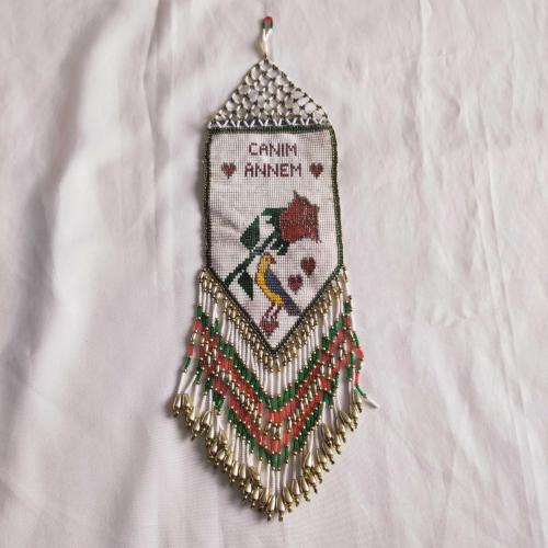 Cezaevi İşi El Örme - Duvar Süsü ( Canım Annem Yazılı )