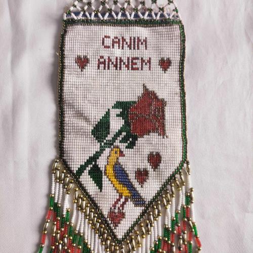 Cezaevi İşi El Örme - Duvar Süsü ( Canım Annem Yazılı )
