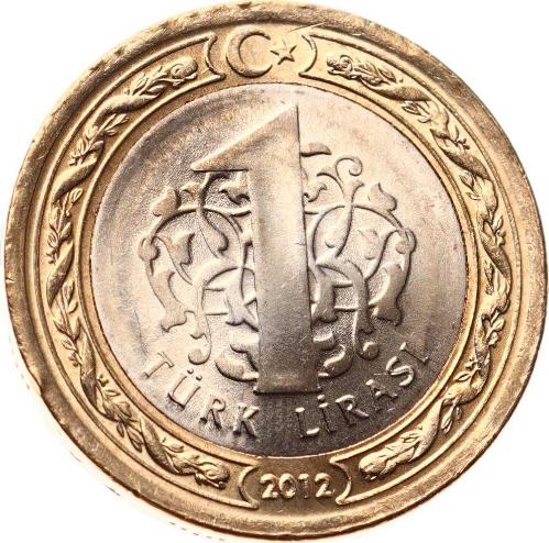 2012 Yılı Türkçe Olimpiyatları 1 Lira (Düz) - ÇİL TCH405