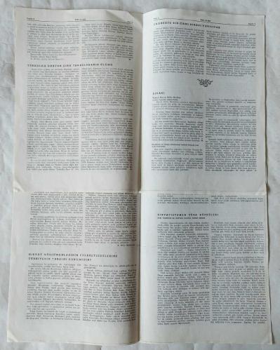 DOĞU VE BATI Kültür, Iktısat, Sosiyal ve Siyasi Mecmua, Zagreb, 6 Nisan 1943 - 7 Haziran 1943, Sarajevo, Yıl: I, Sayı: 1, 2 [2 ADET XEROX]